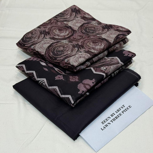 Zeen lawn 3piece D006