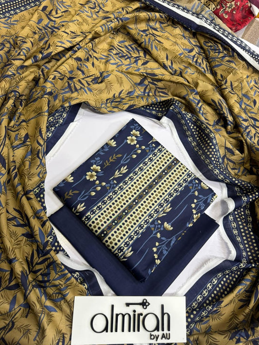 Almirah By AU Lawn Printed 3Piece D-005