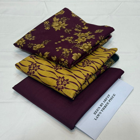 Zeen lawn 3piece D022