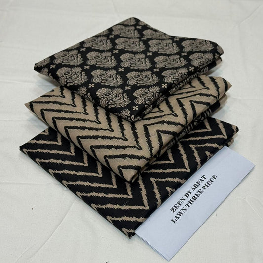 Zeen lawn 3piece D004