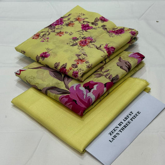 Zeen lawn 3piece D005