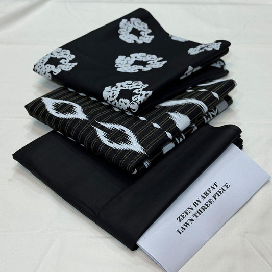 Zeen lawn 3piece D012