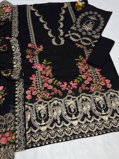 ELAF Embroidered 3piece D001