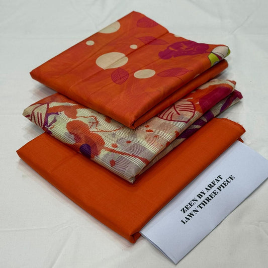 Zeen lawn 3piece D014